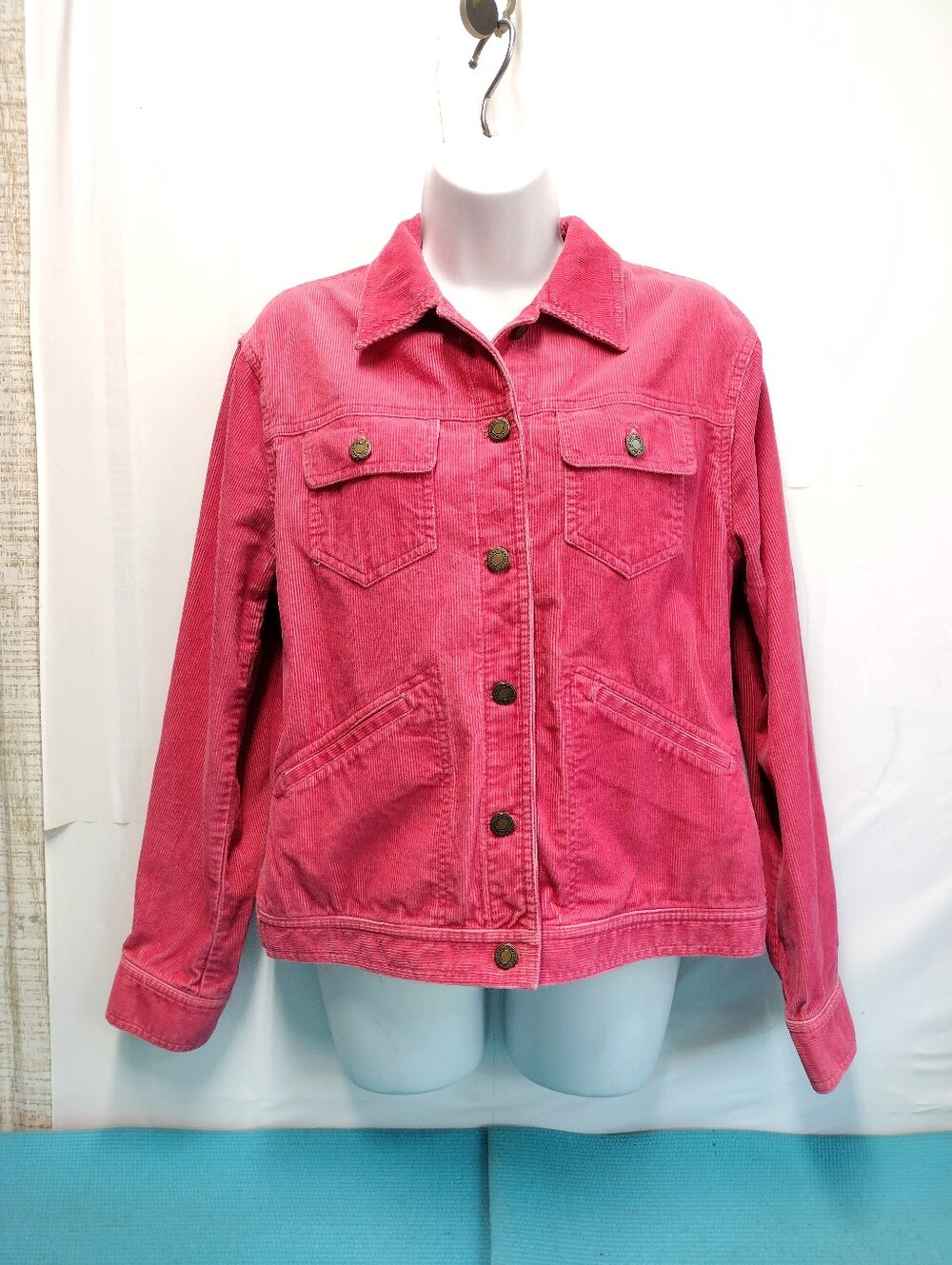 Jones New York Sport Corduroy Trucker Jacket - M